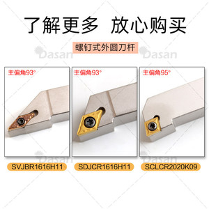 Mosaic Svjbr1616h11 External Turning <b>Tool</b> For Cnc <b>Lathe</b> 93 Degree Rake Angle - Product Image 5