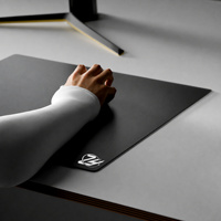 Glass Mousepad Tempered Aluminosilicate Glass Mat with AG or Oil Sand Finish AF EXO Coating 2mm 3mm Rounded Edge Gaming