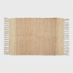 Tappetino A mano Di Lana tappeto PER <span class=keywords><strong>orso</strong></span> iuta in Pizzo esterno tessitura tessitura 10Ft tappeti Area lavabili 6X9 - Product Image 1