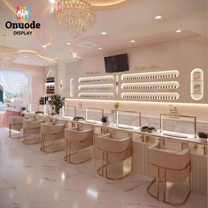 Mobilier personnalisé pour salon de manucure |   Tables de manucure LED et vitrines d'exposition |   Solution écologique tout-en-un pour la conception de salons - Product Image 1