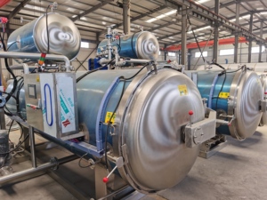 900*1800mm industriale sterilizzatore alimentare <span class=keywords><strong>Autoclave</strong></span> per vasetti di vetro/barattolo di latta storta sterilizzatore macchina <span class=keywords><strong>Autoclave</strong></span> sterilizzatore a vapore - Product Image 3