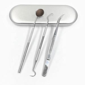 OEM Kit di strumenti per l'igiene dentale in acciaio inossidabile Dentist tartaro raschietto <span class=keywords><strong>Scaler</strong></span> smacchiatore - Product Image 2