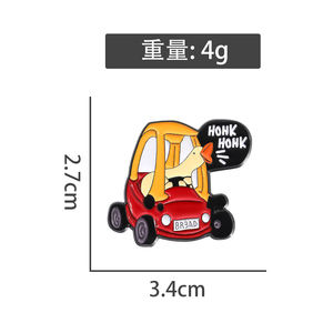 Sming Pins dessin animé oie route <span class=keywords><strong>Rage</strong></span> émail broche humour sac à dos Badge vêtements accessoires cadeau bijoux pour amis - Product Image 6