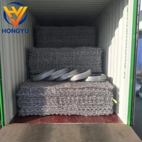 Rouleau de fil de fer galvanisé enduit de PVC pour gabion, maille hexagonale, mur de soutènement, service de découpe inclus