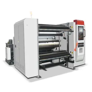 Machine de refendage de rouleaux de papier thermique Machine de refendage automatique de bandes de chant en PVC Mdf