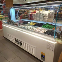 Vente en gros Boulangerie Présentoir Refroidisseur Économe en Énergie Refroidissement par Air Gâteau Pâtisserie Réfrigérateur Réglable pour Bars Chocolat Dessert