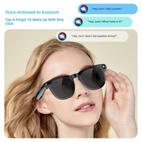 Lunettes Intelligentes JS01PRO avec IA, Caméra 8MP, Traduction par Reconnaissance d'Image, Enregistrement Vidéo, Appels Vocaux, Capture de Photos, en Temps Réel, Batterie 270mAh
