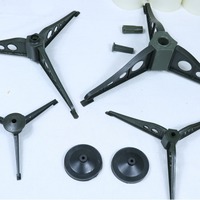 Support de Présentation pour Sapin de Noël à Base Triangulaire Moulée par Injection de 12 Pouces avec Base de Remplacement pour Accessoires de 18 Mètres