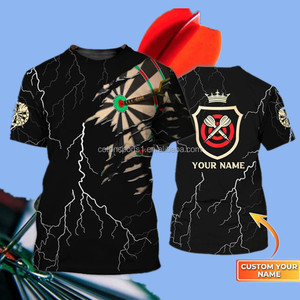 Groothandel Zomer Darts Club Team Jersey Korte Mouw Snel Droogend Sublimatieprint Sport Dart Shirt voor Heren - Product Image 2