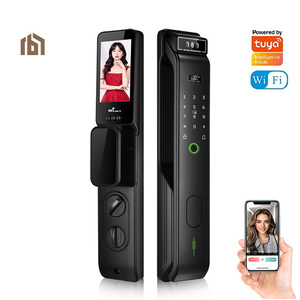 Khóa thông minh cho gỗ thép cho thuê căn hộ nhận dạng khuôn mặt người dùng lớn công suất hợp kim nhôm xây dựng IP65 không thấm nước dễ dàng quản lý - Product Image 2