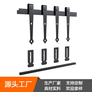Quincaillerie pour porte coulissante Ayj Barn Door Hardware Gcm 06 en acier laminé à froid, pour usage intérieur - Product Image 2