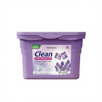 KORMESIC 240g Grosir Deterjen Pod Pencuci Pakaian Alami Ramah Lingkungan Aroma Tahan Lama Pembersih Mendalam Lavender