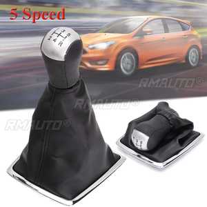 Levier de vitesses de voiture à 5 vitesses, pommeau de levier de vitesses, housse de protection pour Ford/Focus MK II 2005 2006 2007 2008 - Product Image 1