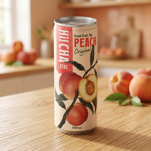 Fournisseur de canettes de thé glacé aux fruits frais pêche 330 ml pour supermarchés, magasins de proximité et distributeurs de boissons avec approvisionnement en gros - Product Image 2