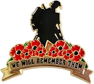GREPAS PRESENTES personalizados A Primeira Guerra Mundial Papoulas lapela <span class=keywords><strong>Pins</strong></span> - Product Image 1