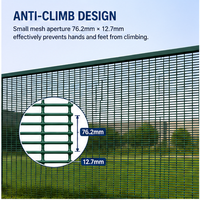 Sistema de Cerca Anti-Escalada 358 Premium Personalizado con Protección Galvanizada y con Recubrimiento en Polvo