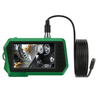Caméra endoscopique industrielle avec écran IPS de 4.3 pouces, 2M/5M/10M, HD1080P, pour inspection de tuyaux et d'égouts, boroscope étanche IP68, LED 2600mAh