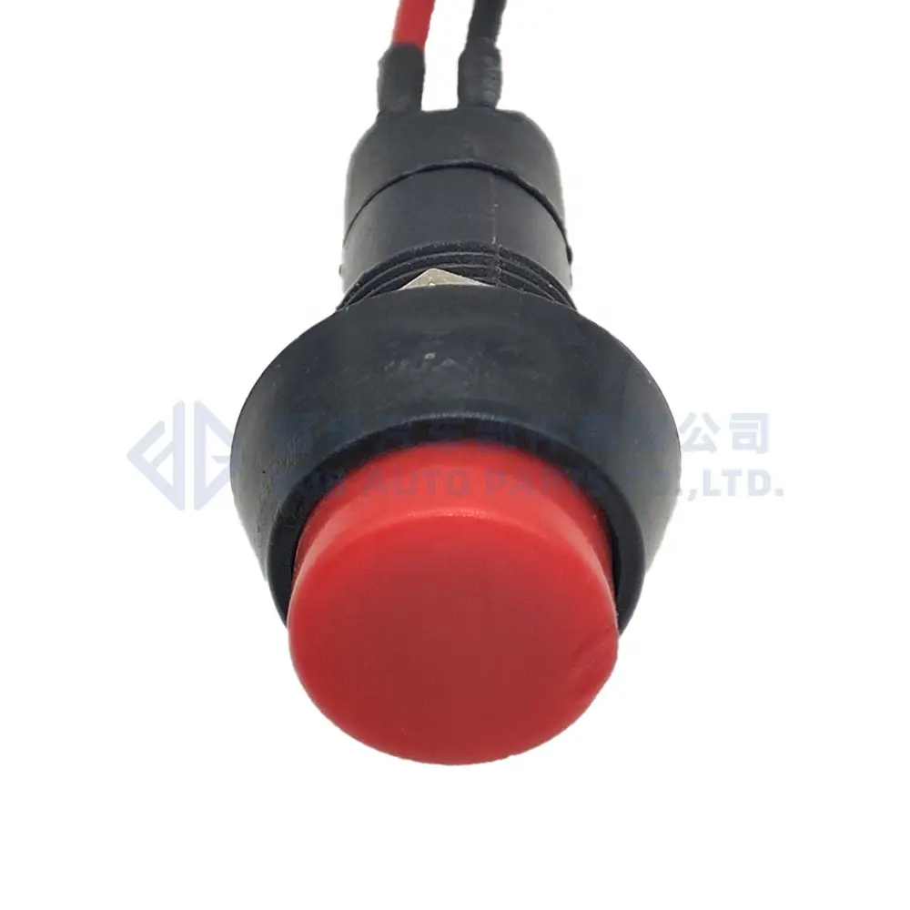 0090-169 DC 12V 2 Wires Momentary Action Press Push Button Switch for Car Vehicle