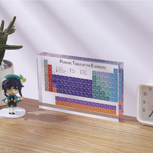 <span class=keywords><strong>Tabla</strong></span> <span class=keywords><strong>Periódica</strong></span> de los Elementos de Acrílico Transparente Personalizada, Regalo al por Mayor para Estudiantes y Profesores para la Educación - Product Image 6