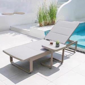Modern weather-resistant Aluminum <b>outdoor</b> <b>side</b> <b>table</b> Hotel garden poolside villa <b>outdoor</b> dining <b>table</b> - Product Image 4