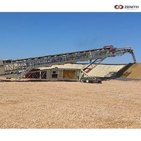 Alimentateur de réception de granulés certifié CE, sur chenilles et sur roues