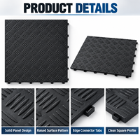 Dalles de sol de garage en polypropylène de qualité supérieure, système de sol modulaire à emboîtement robuste