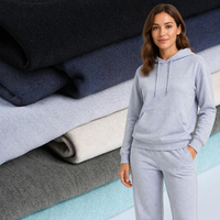 Tela de Poliéster Jacquard con Tacto de Algodón de 400GSM para Sudaderas con Capucha y Chaquetas Deportivas 8321