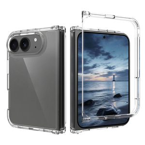 เคสใสกันรอยขีดข่วนแบบไฮบริด TPU PC สำหรับ iPhone 18 Fold ป้องกันรอยนิ้วมือ ดีไซน์ใสคริสตัล - Product Image 1