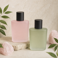 Flacons de parfum vides en verre de 100 ml, design moderne minimaliste de qualité supérieure, fabrication Anding.