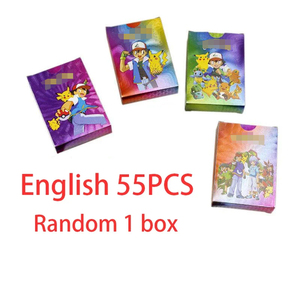 Ensemble de 55 cartes <span class=keywords><strong>Pokémon</strong></span> <span class=keywords><strong>arc</strong></span>-<span class=keywords><strong>en</strong></span>-<span class=keywords><strong>ciel</strong></span> brillantes, personnages d'anime et <span class=keywords><strong>Pokémon</strong></span> légendaires, collection colorée et brillante - Product Image 3