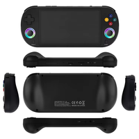 Console de jeu portable M22 Pro en gros d'usine, écran IPS 5 pouces 1920x1080, compatible PS1 CPS3, avec manette de jeu EMU ELEC en cadeau