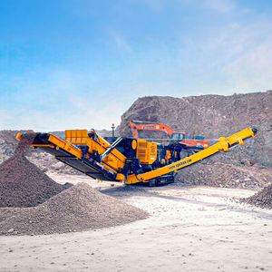 Trituradora de Impacto Móvil Portátil sobre Orugas con Motor y PLC, Capacidad Máx. 600t/h para Minería de Cuarzo, Guijarros de Río y Mineral de Cobre - Product Image 3