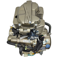 Nouveau moteur de moto Loncin OEM 300cc 4 temps refroidi par air, remplacement pour tricycle CG300, allumage CDI, démarrage électrique/à manivelle