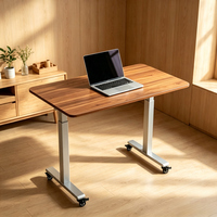 Produits certifiés CE RoHS en promotion : Cadre de bureau assis-debout Mbly confortable à levage rapide avec poulies