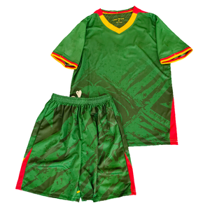 Sıcak satış fabrika doğrudan satış 2526 kamerun yeni futbol seti çabuk kuruyan nefes rahat forması - Product Image 2