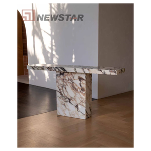 Mobilier de salon taille personnalisée <span class=keywords><strong>table</strong></span> <span class=keywords><strong>console</strong></span> vintage pour entrée en pierre de marbre naturel <span class=keywords><strong>table</strong></span> <span class=keywords><strong>console</strong></span> de luxe au prix de gros - Product Image 2