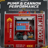 Camion-citerne à mousse haute pression diesel 6x4 SHACMAN, véhicule de sauvetage professionnel pour les interventions d'urgence dans les pétrochimiques, les aéroports et les ports