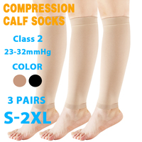 Chaussettes de compression graduée montantes pour le sport, course, cyclisme, récupération, avec logo personnalisé, OEM, ODM, grandes tailles