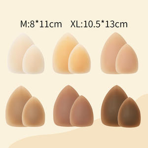 Kadın yeni tasarım üçgen şekli kullanımlık kendinden yapışkanlı görünmez silikon Pasties ince meme kapağı Uplift meme kapsayan - Product Image 6