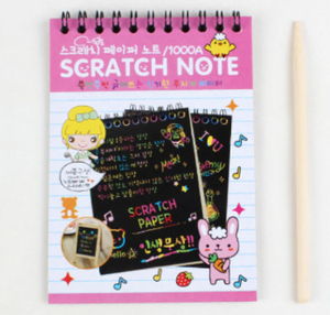 الأطفال اللوحة رسمت باليد خدش اللوحة DIY ورق الحرف الرسم التعليمي اللعب في هذه اللوحة - Product Image 5