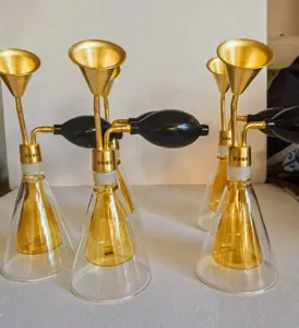 Neue 300ml Flasche mit ätherischen Ölen aus klarem Glas für die Hautpflege <span class=keywords><strong>Serum</strong></span> Spa Club <span class=keywords><strong>Beauty</strong></span> Salon Auswahl gerät Kaffeebohnen duft Messing - Product Image 6