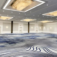 Tapis Axminster personnalisés pour salle de banquet de luxe Revêtement de sol chambres d'hôtel Mur à mur Tapis de casino
