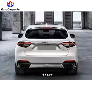 Kit de carrocería para Maserati <span class=keywords><strong>Levante</strong></span> <span class=keywords><strong>2021</strong></span> año de actualización a estilo Trofeo parachoques de coche luces sobre guardabarros accesorios de coche piezas de ajuste - Product Image 6