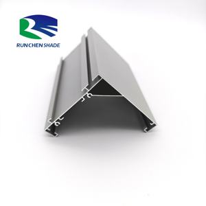 Profils de persiennes en aluminium pour extérieur Volet roulant Stores en accordéon avec lame en <span class=keywords><strong>plastique</strong></span> Couvre-fenêtre à chaîne durable - Product Image 1