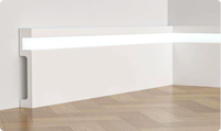 Plinthes en PS à prix d'usine, moulures en plastique pour sols, plinthes murales, garnitures décoratives DIY pour la maison