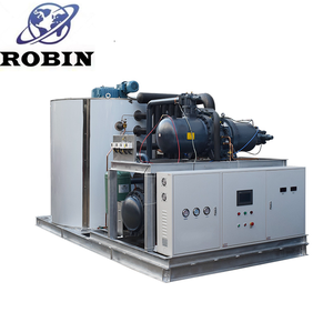 Grote en snelle koelcapaciteit schijfijsmachine 10T 15T 20T zoetwater schijfijsmachine voor vlees en groenten, vers voedsel - Product Image 5