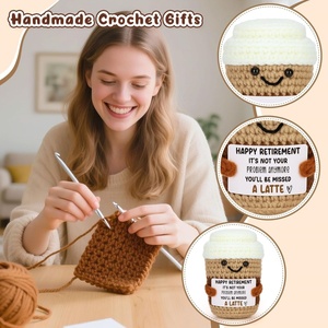 Cadeaux <span class=keywords><strong>de</strong></span> retraite amusants en crochet faits à la main pour femmes et hommes, cadeaux <span class=keywords><strong>de</strong></span> départ du bureau pour les retraités - Product Image 3