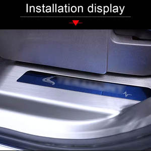 OEM d'accessoires extérieurs chromés d'acier inoxydable d'automobile pour la bande <span class=keywords><strong>de</strong></span> <span class=keywords><strong>seuil</strong></span> <span class=keywords><strong>de</strong></span> porte <span class=keywords><strong>de</strong></span> Volkswagen Teramont 2017-2021 - Product Image 4