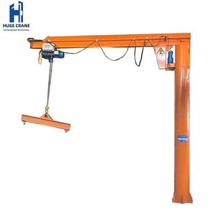 Grúa Giratoria de Brazo Articulado Hugecrane a Precio Económico, Grúa Portátil Pequeña con Rotación de 360 Grados, Columna Fija, 5 Toneladas, 6 m de Alcance - Product Image 2