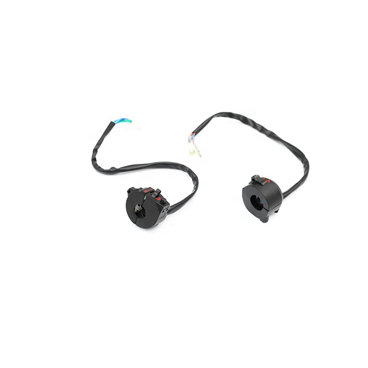 Lextra, лучшее качество, хит продаж, индикатор переключатель Руля Мотоцикла аксессуары A-class F12-01-006-1/2 черный YL112